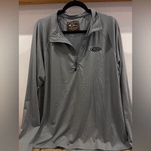 Drake Waterfowl Men’s Performance 1/4 Zip Pullover - Gray